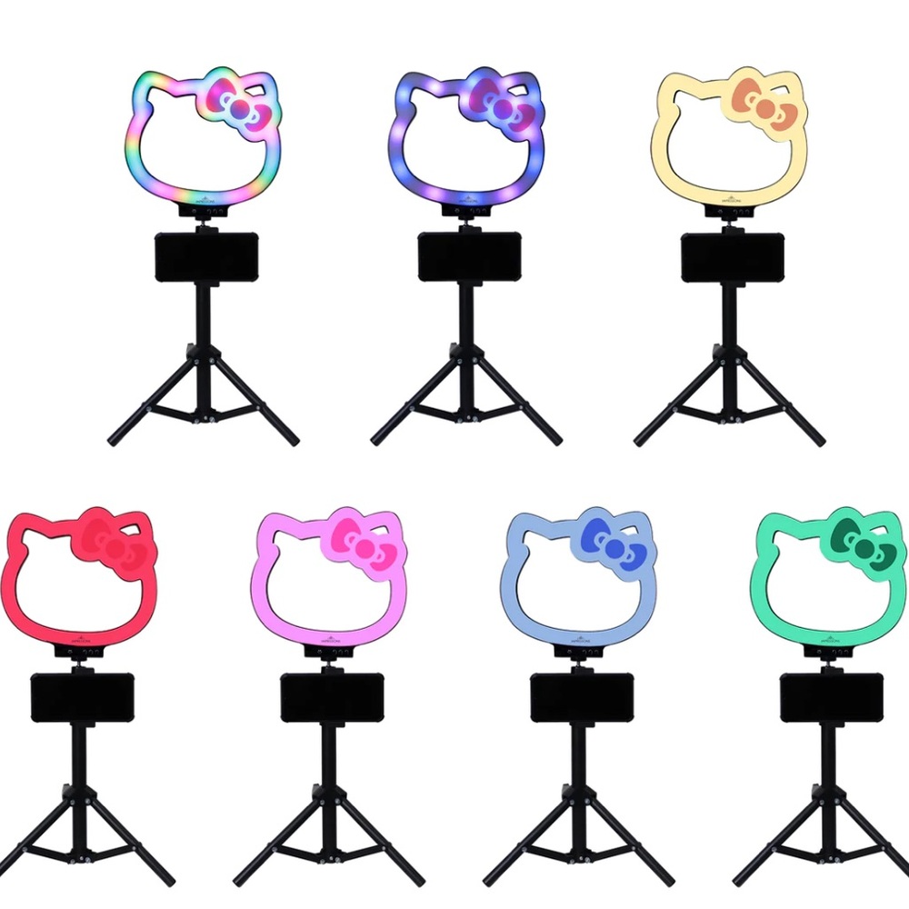 Hello Kitty Vanity 10" Desktop Ring Light Tripod
